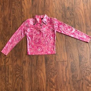 Girls pink Hobby Horse limited addition dress shirt. L/XL